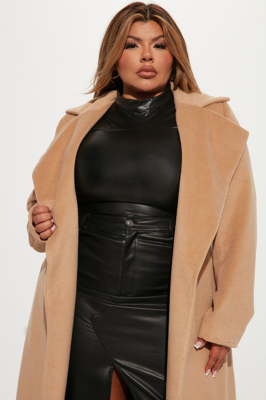 Soho Chic Coat - Camel