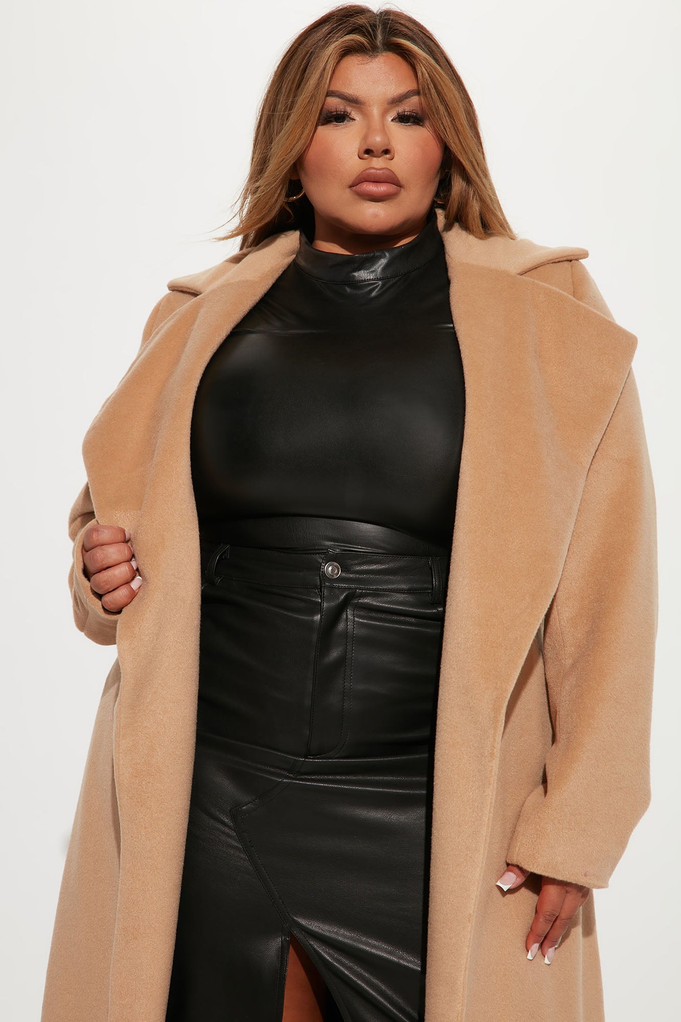 Soho Chic Coat - Camel