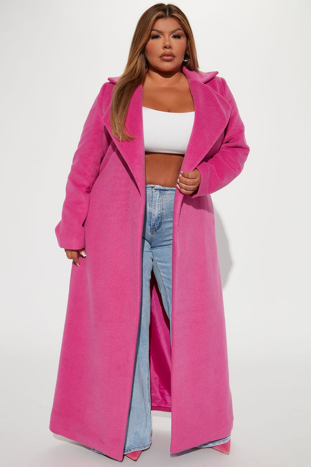 Soho Chic Coat - Pink
