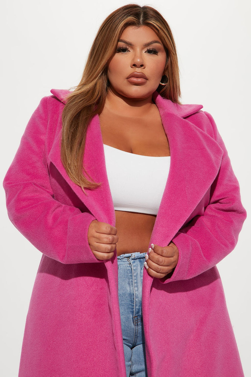Soho Chic Coat - Pink