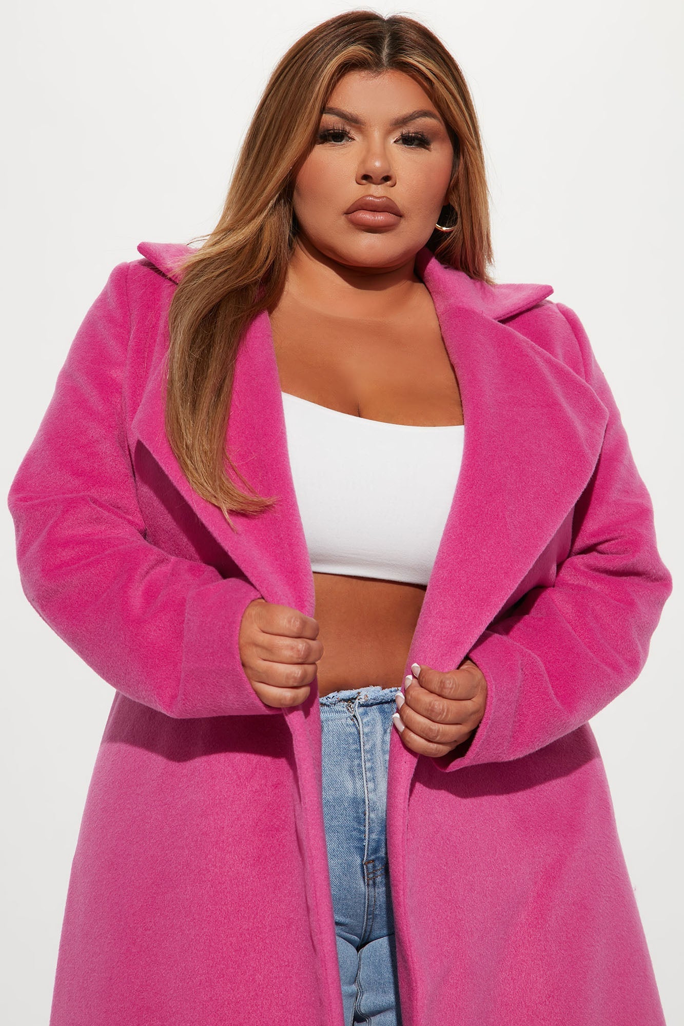 Soho Chic Coat - Pink