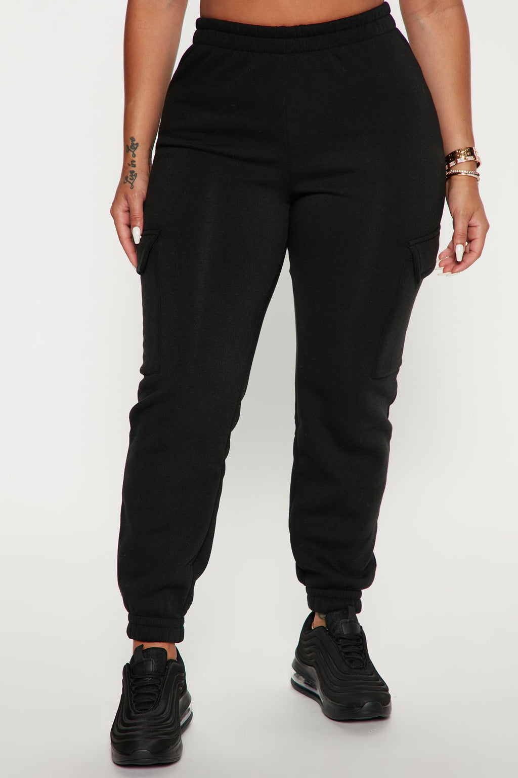 Let's Relax Jogger Sweatpants - Black