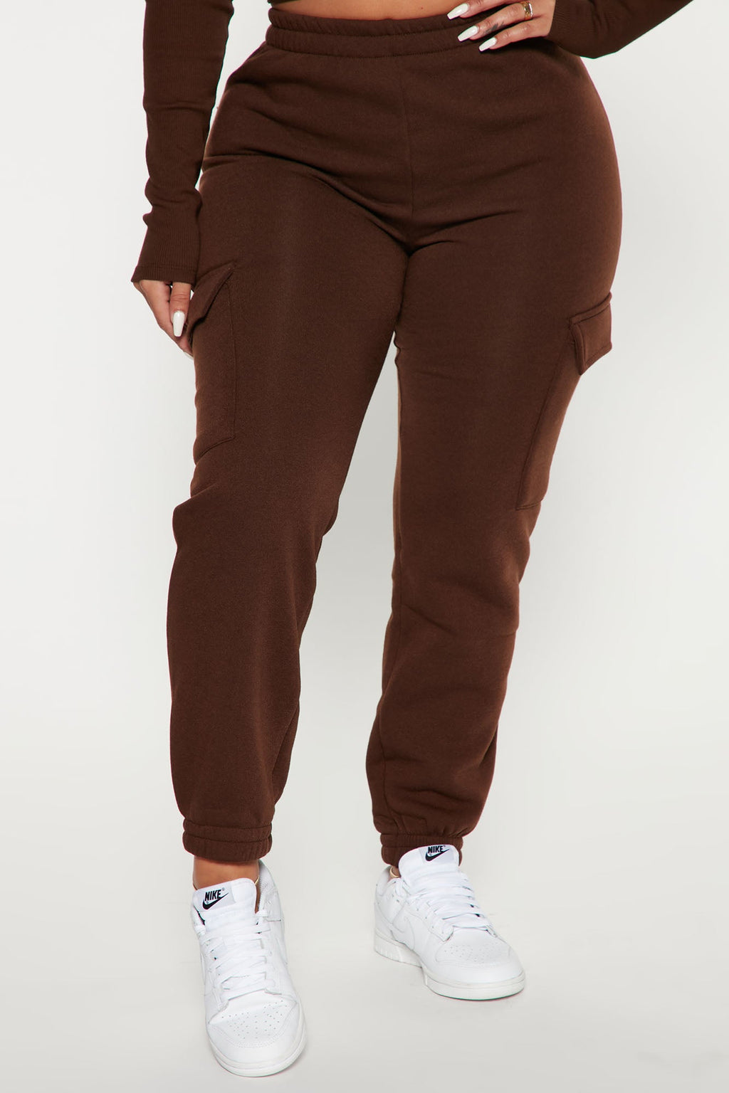 Let's Relax Jogger Sweatpants - Chocolate