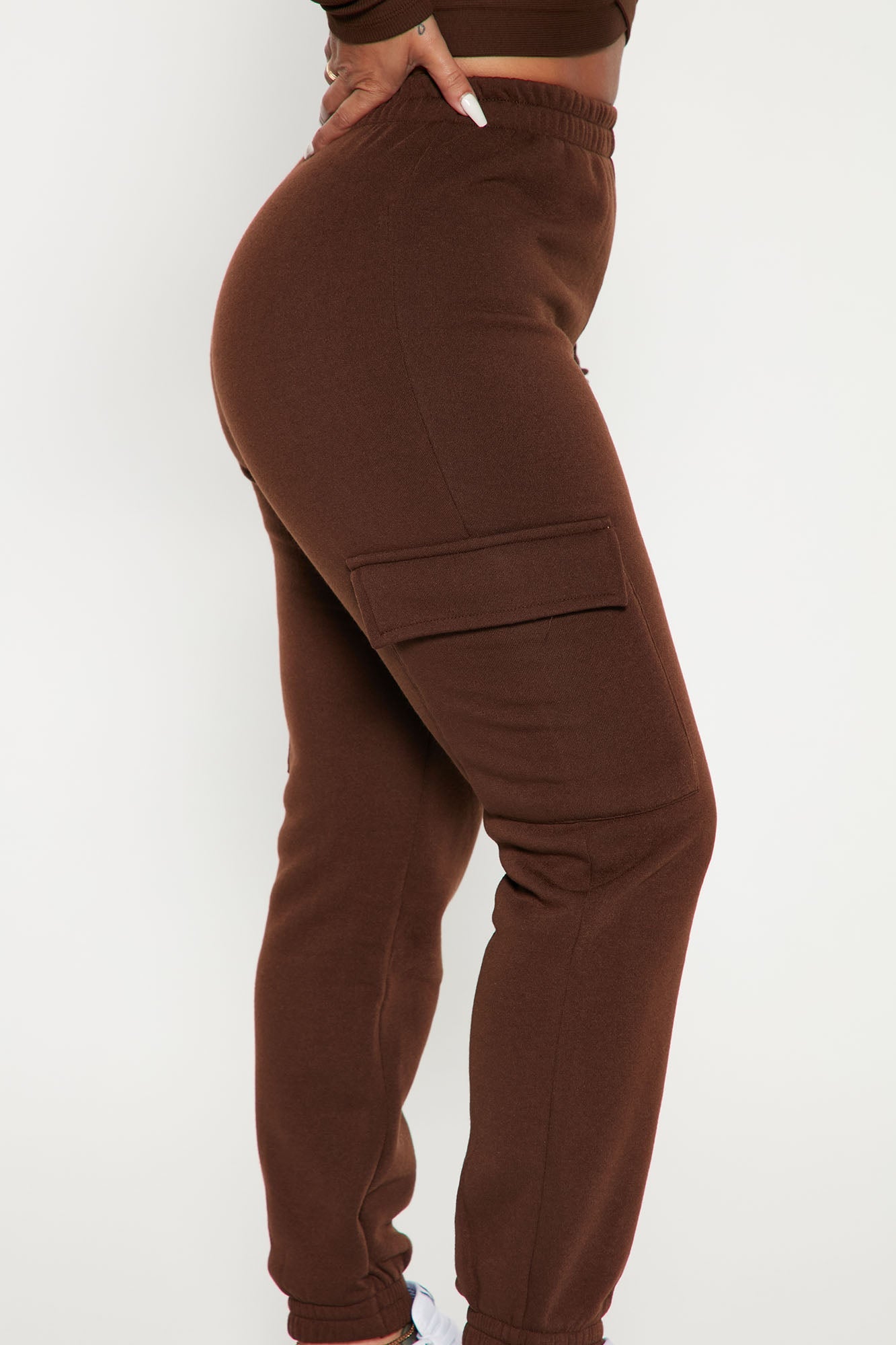 Let's Relax Jogger Sweatpants - Chocolate