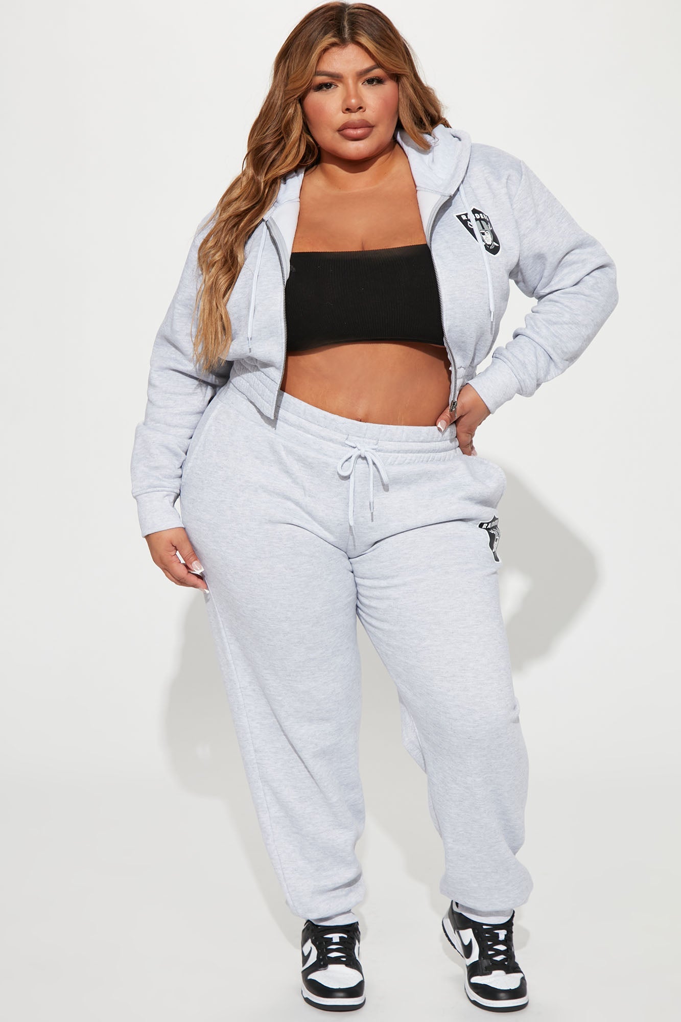 Raiders Set Up Jogger - Heather Grey