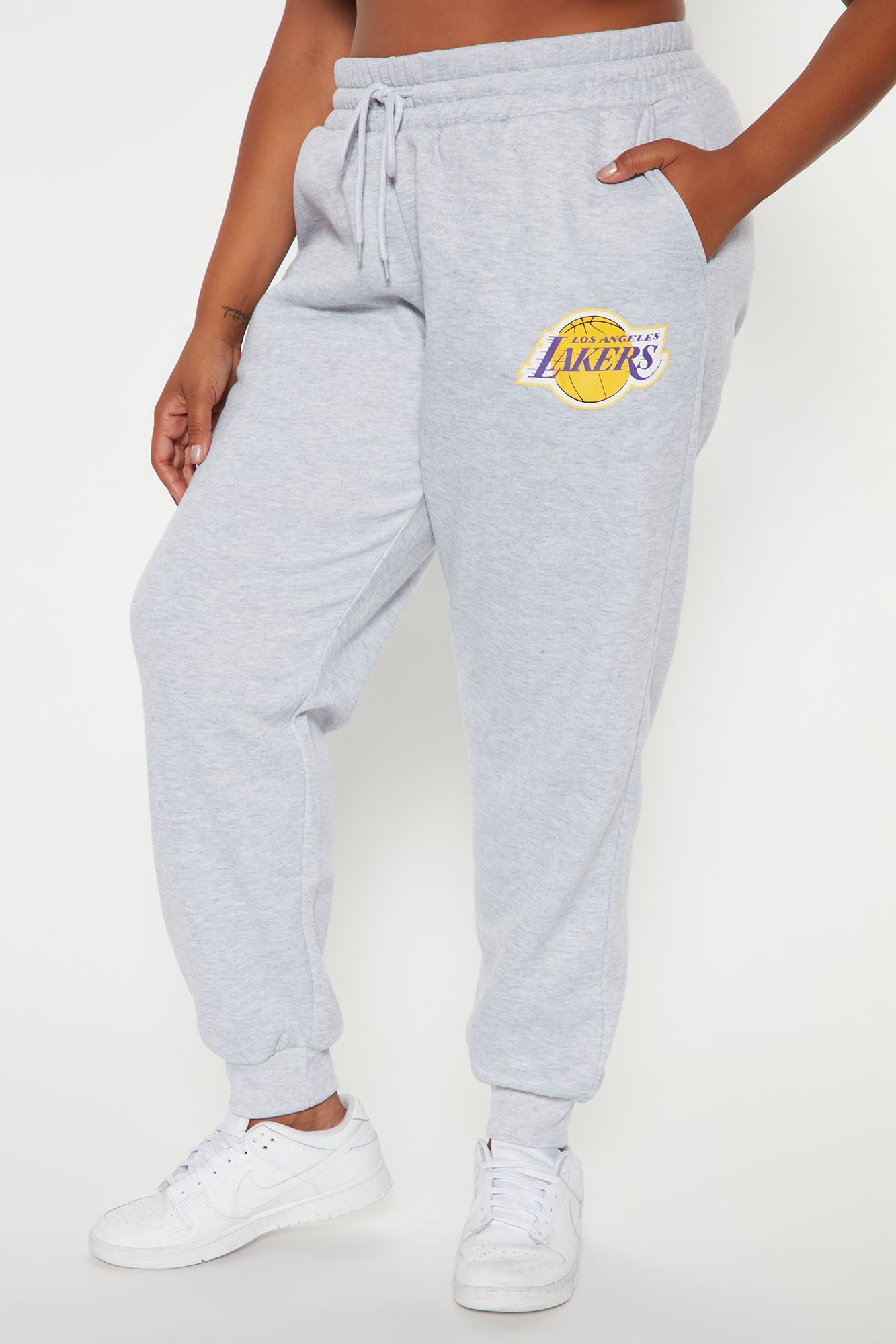 Lakers Set Up Jogger - Heather Grey