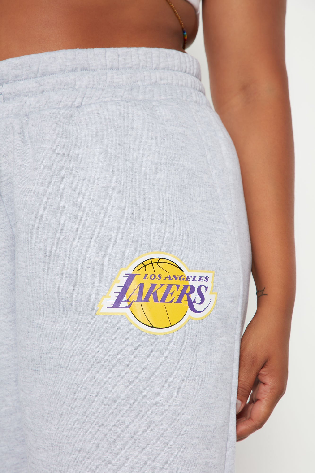 Lakers Set Up Jogger - Heather Grey