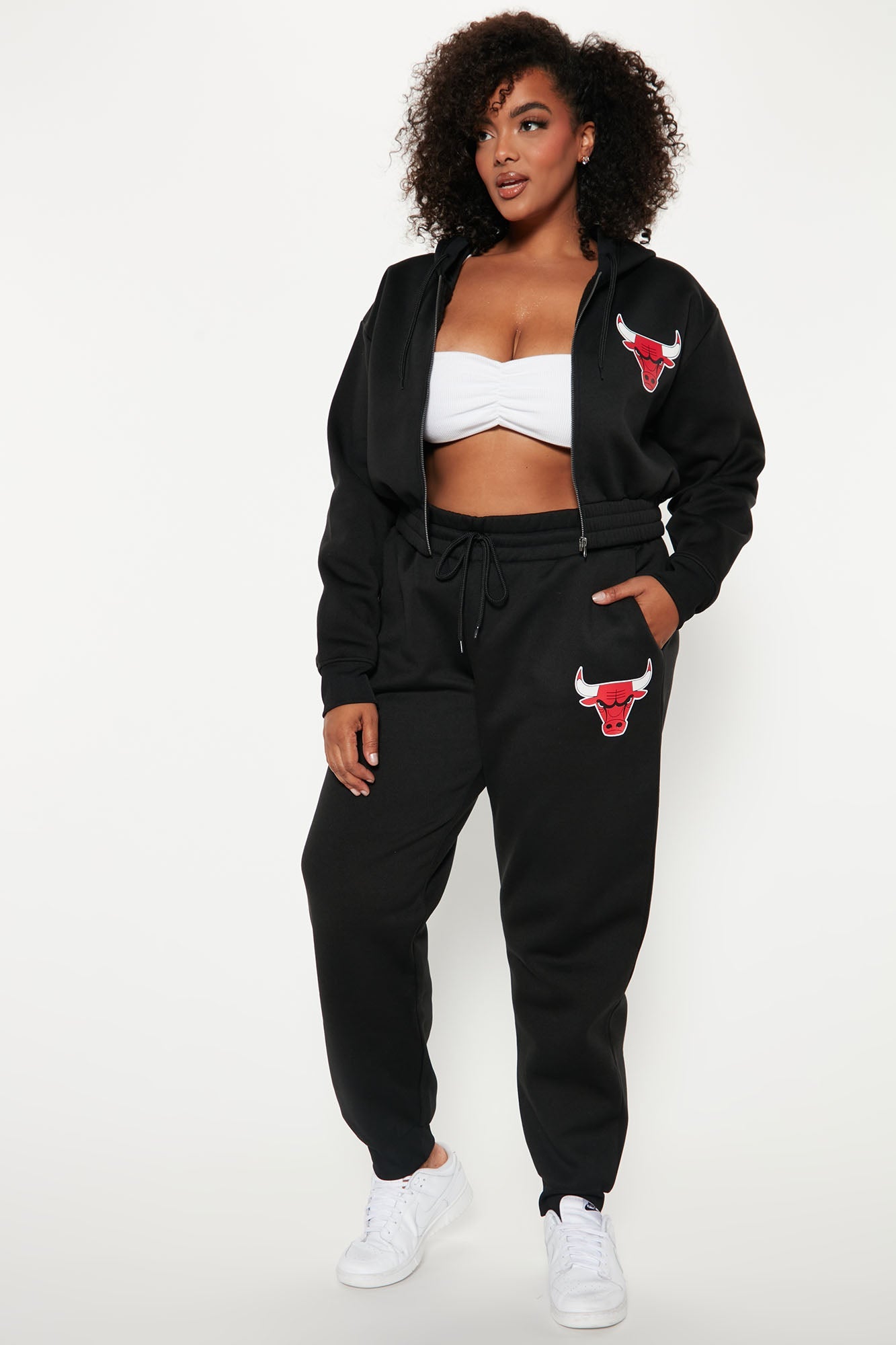 Bulls Set Up Jogger - Black