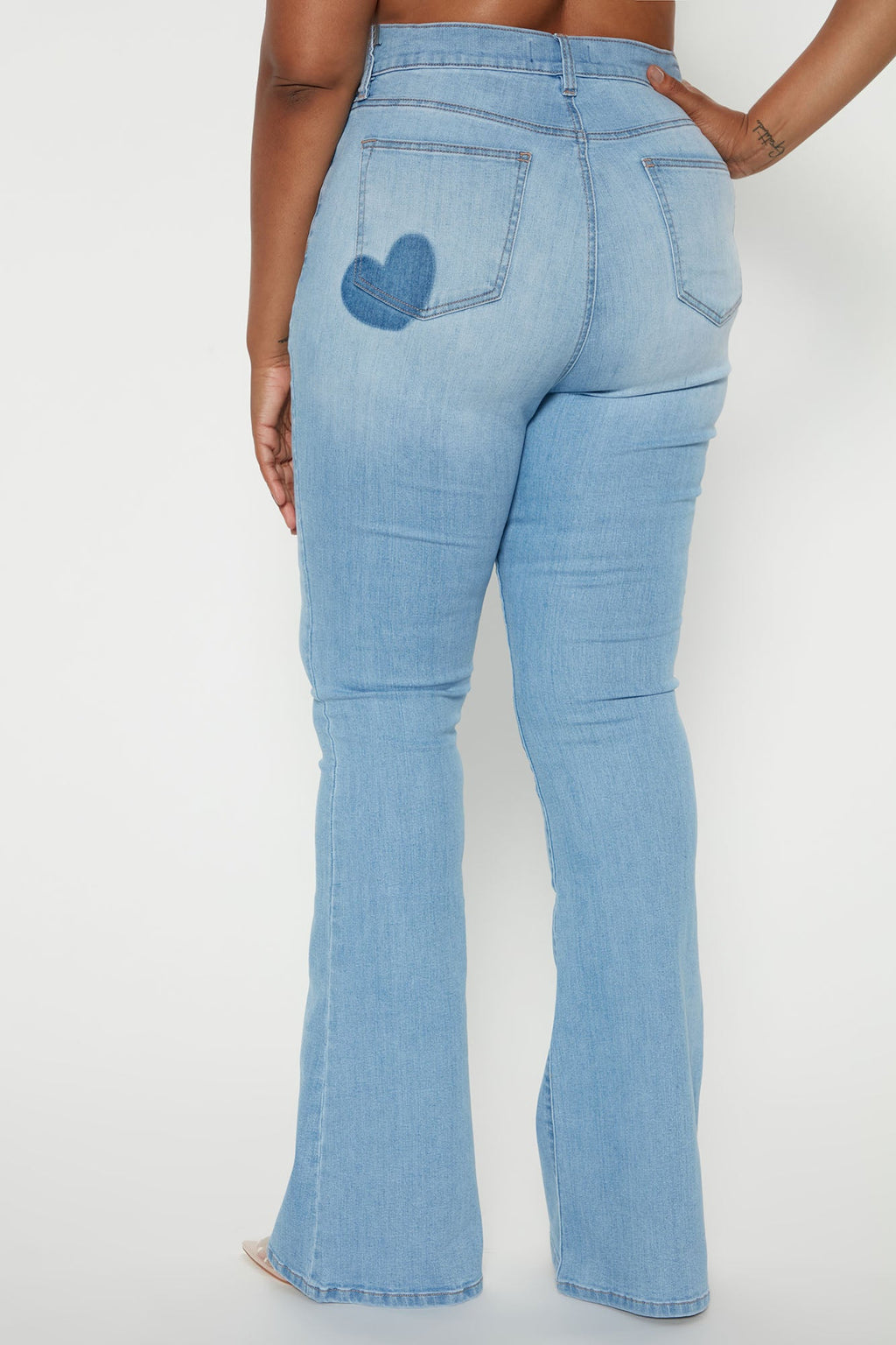 Tall Dare To Flare Jeans - Medium Blue Wash