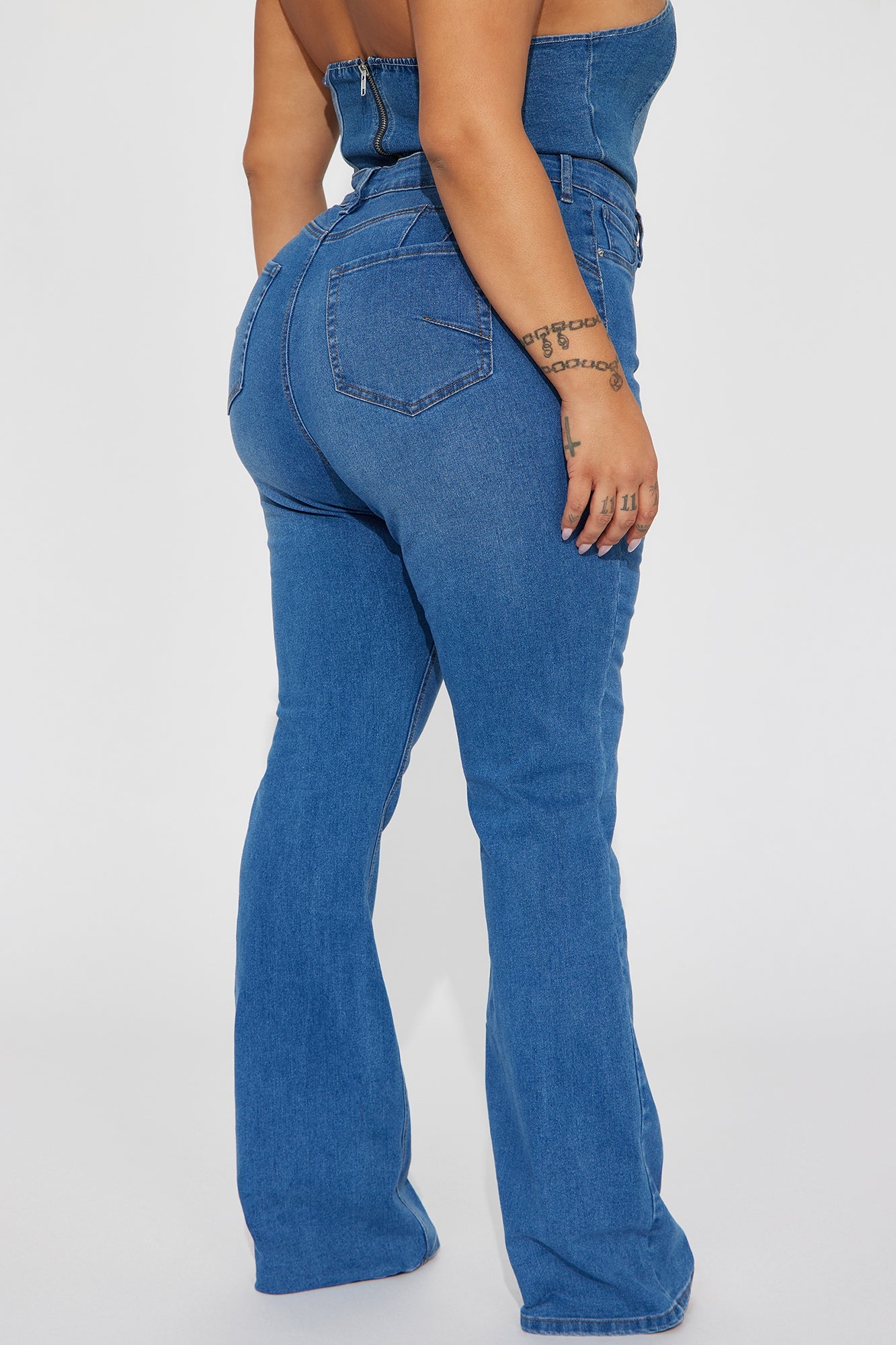 Tucson Booty Lifting Stretch Bootcut Jeans - Medium Wash