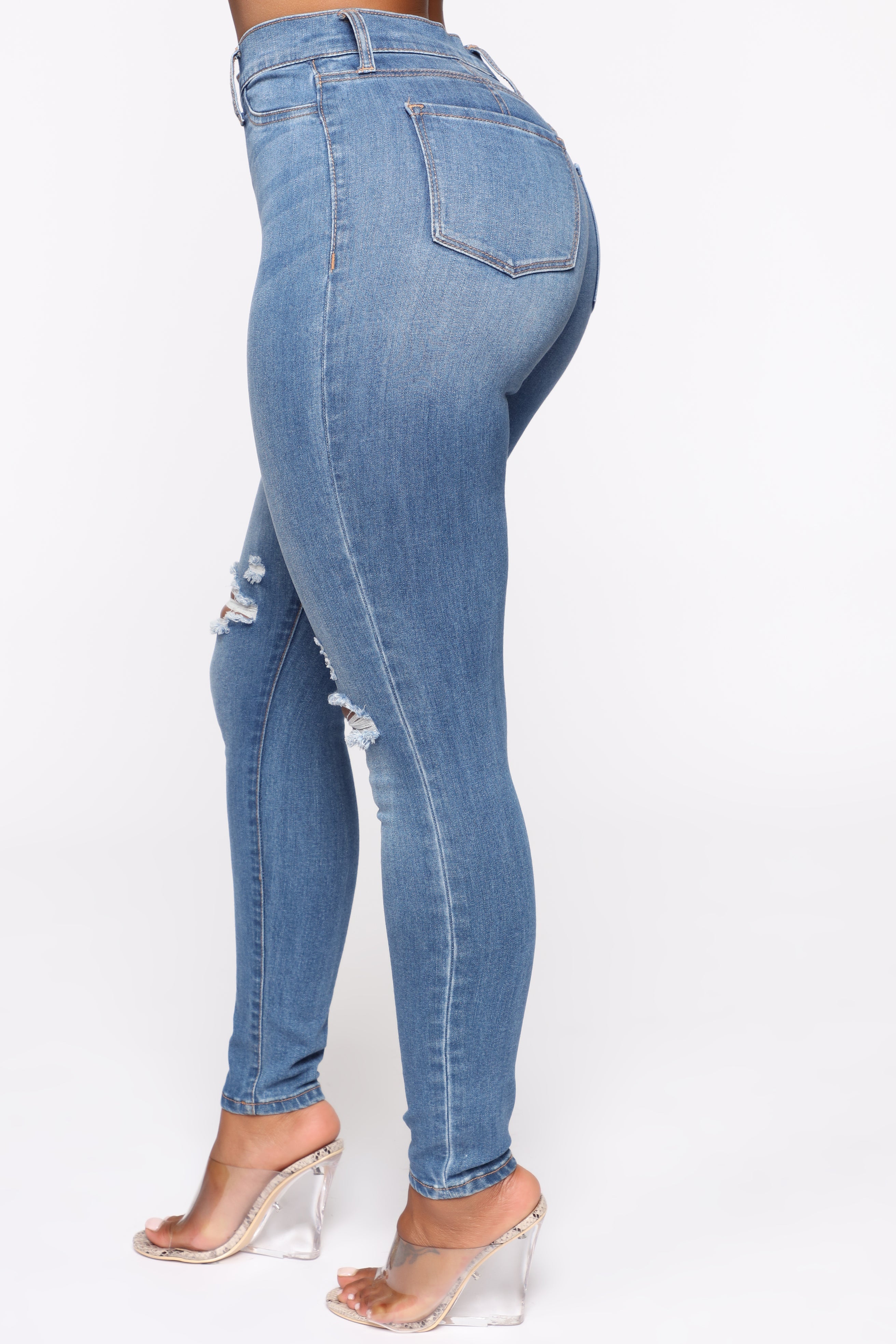 Our Favorite High Rise Skinny Jeans - Medium Blue Wash