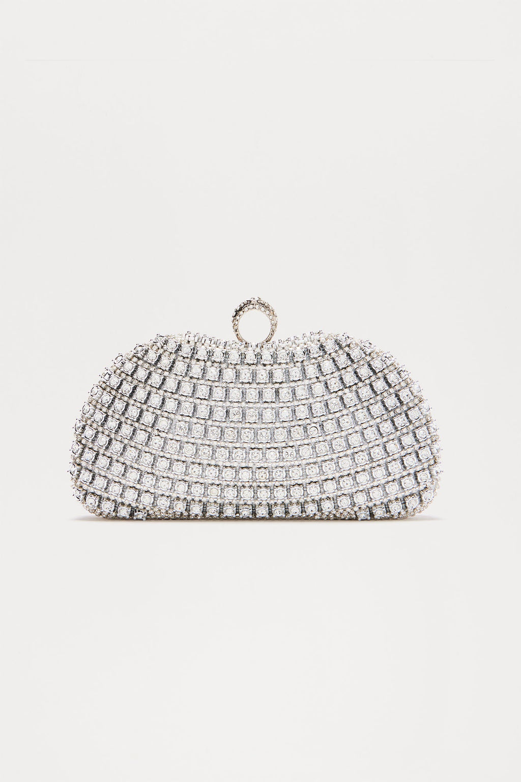 Clear Conscience Clutch - Silver