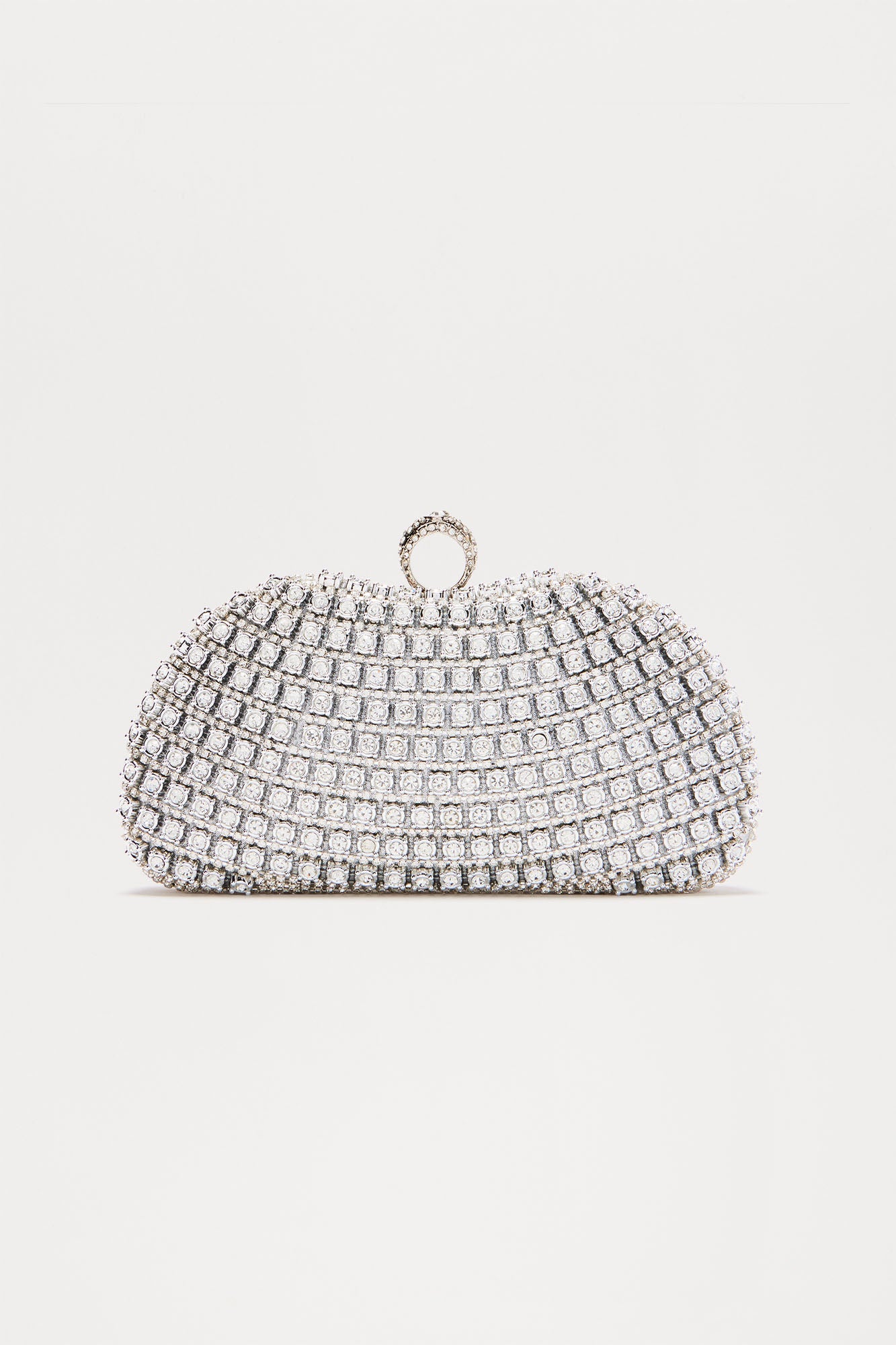 Clear Conscience Clutch - Silver