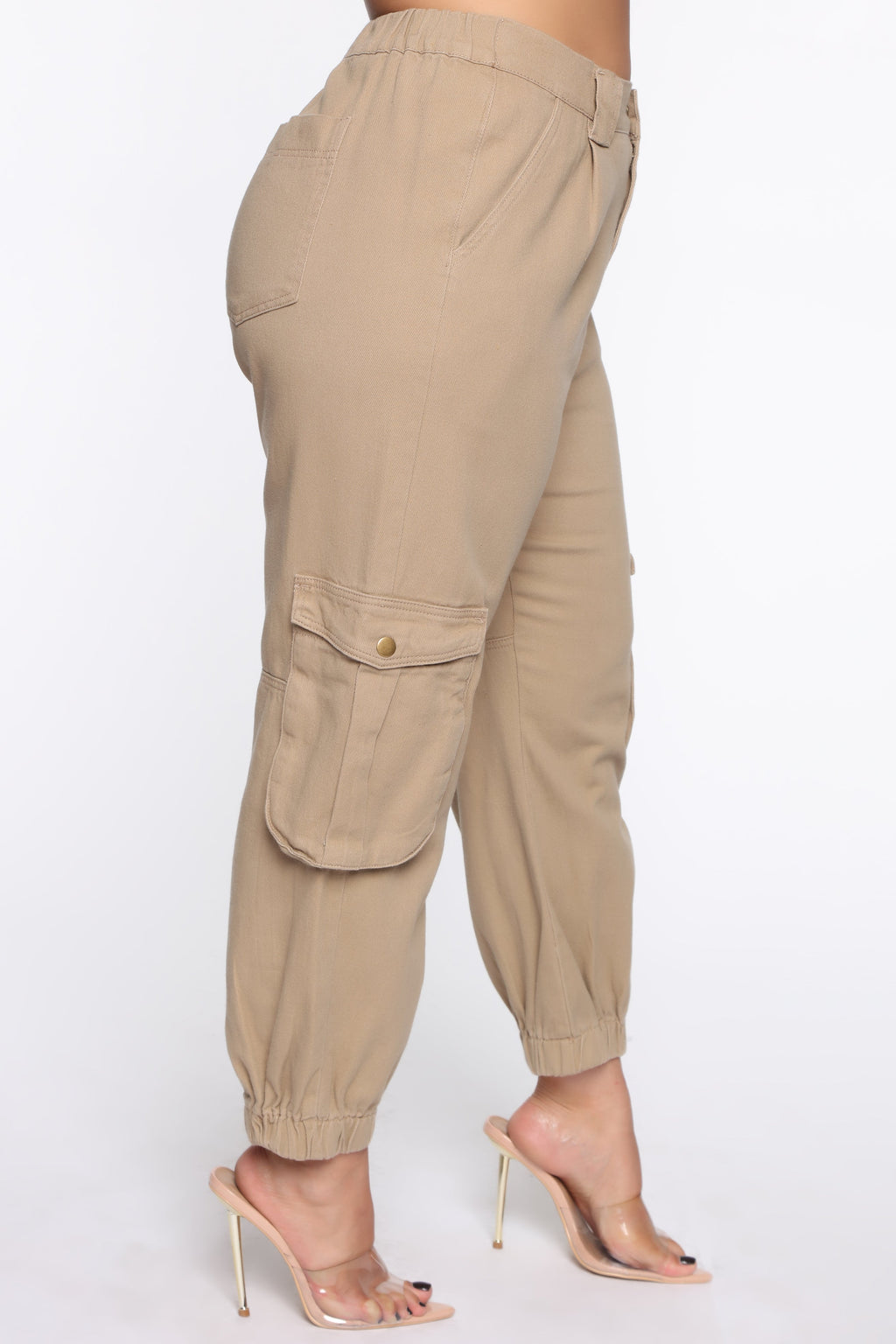 Leslie Cargo Joggers - Khaki