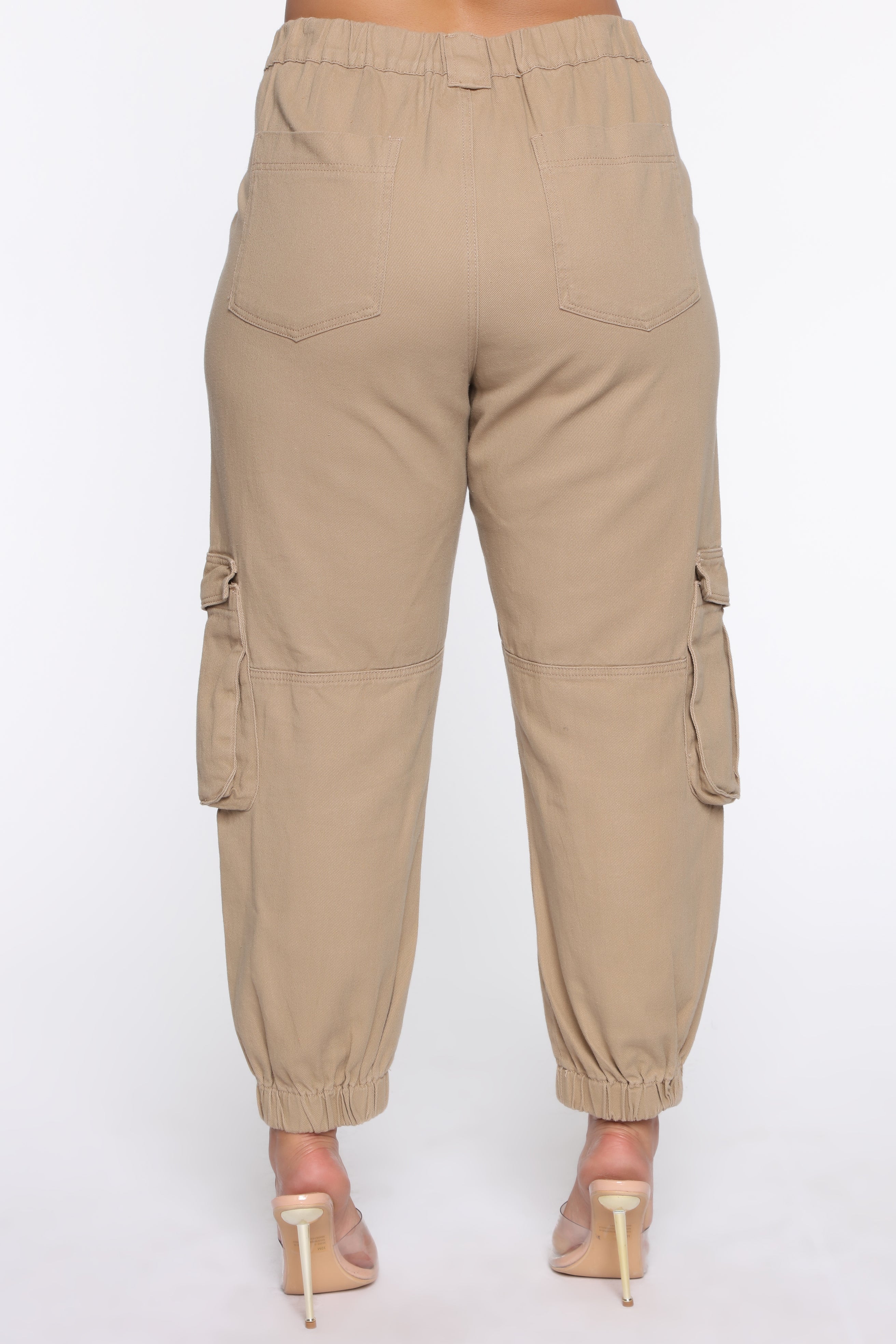 Leslie Cargo Joggers - Khaki