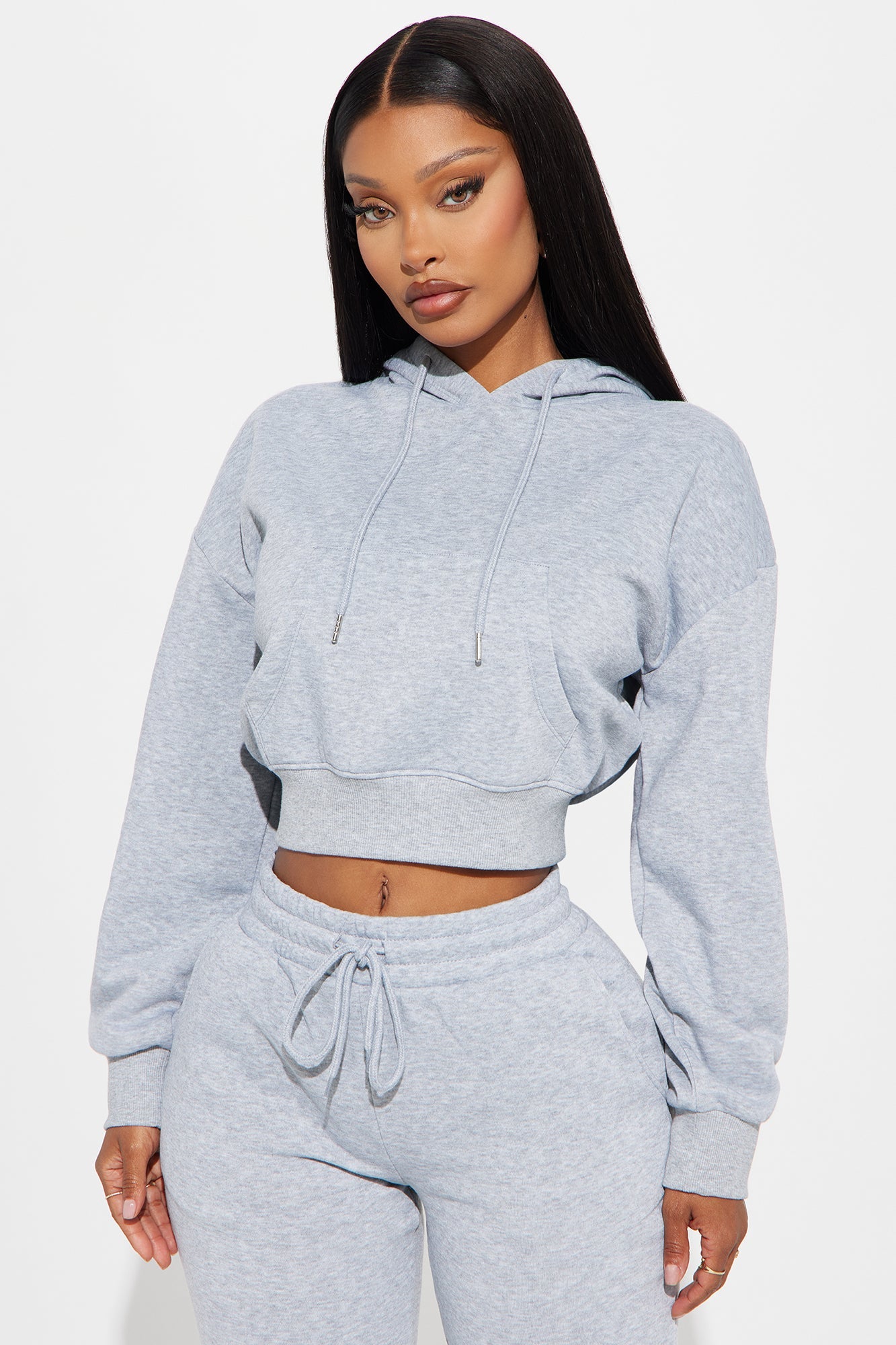 Candice Lounge Hoodie - Heather Grey