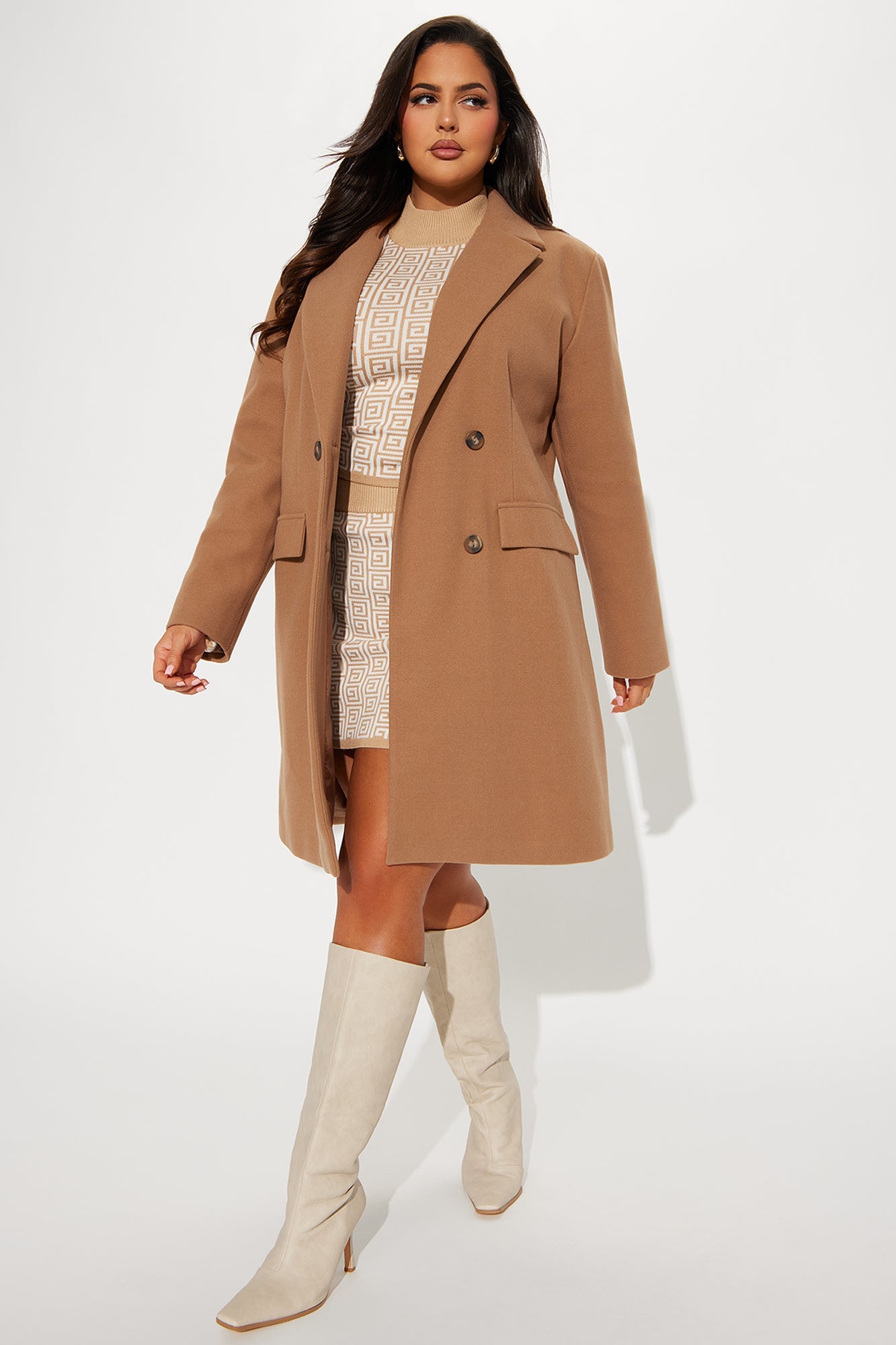 Kim Wool Coat - Camel