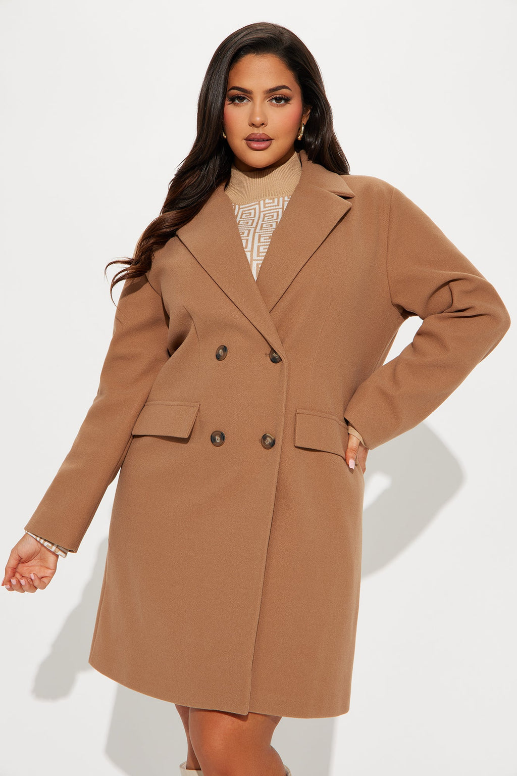 Kim Wool Coat - Camel