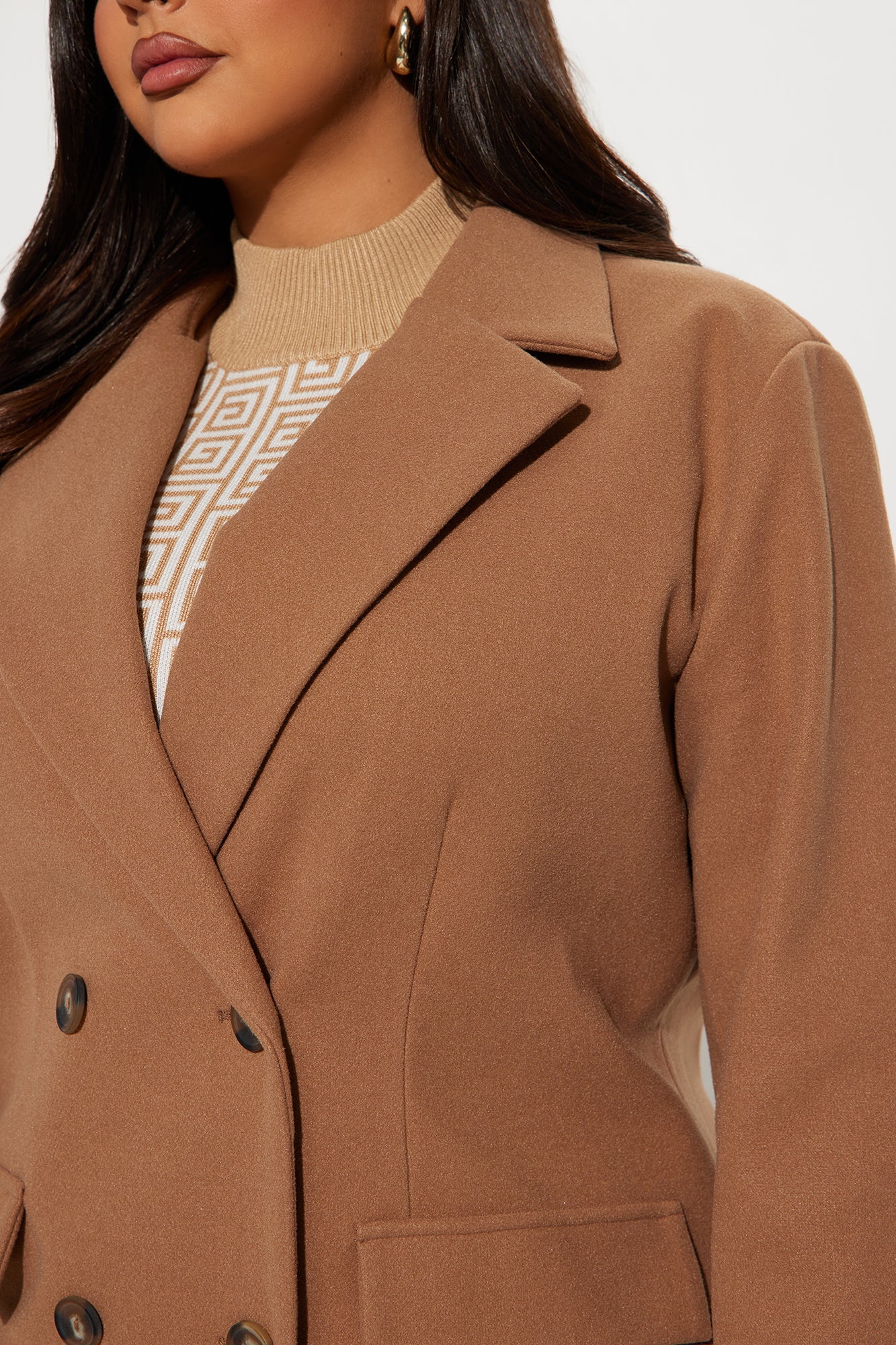 Kim Wool Coat - Camel