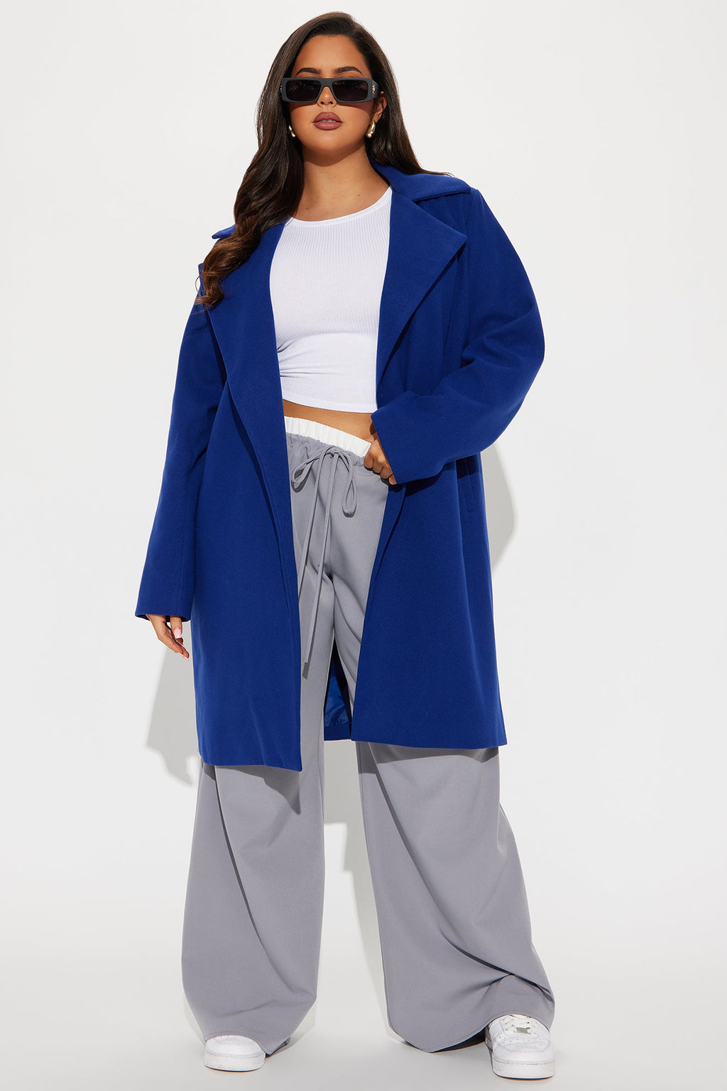 Upper East Side Coat - CobaltBlue