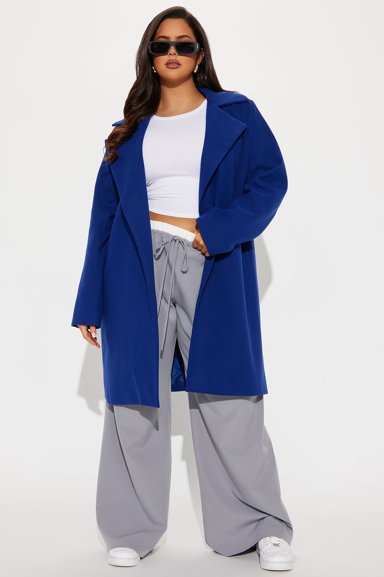 Upper East Side Coat - CobaltBlue