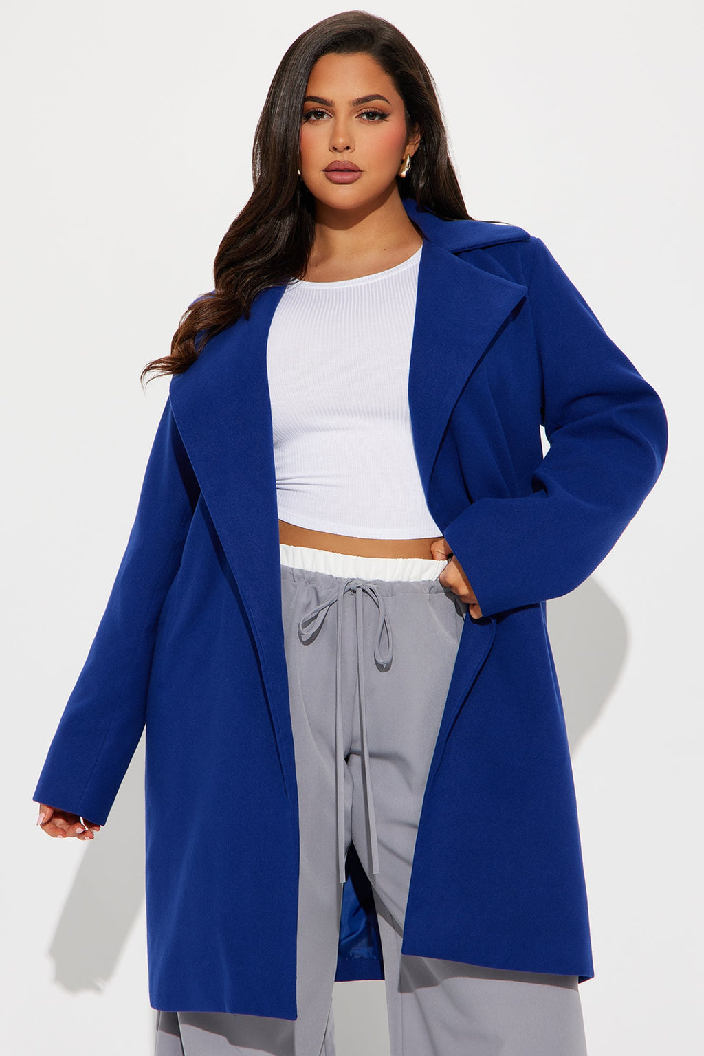 Upper East Side Coat - CobaltBlue