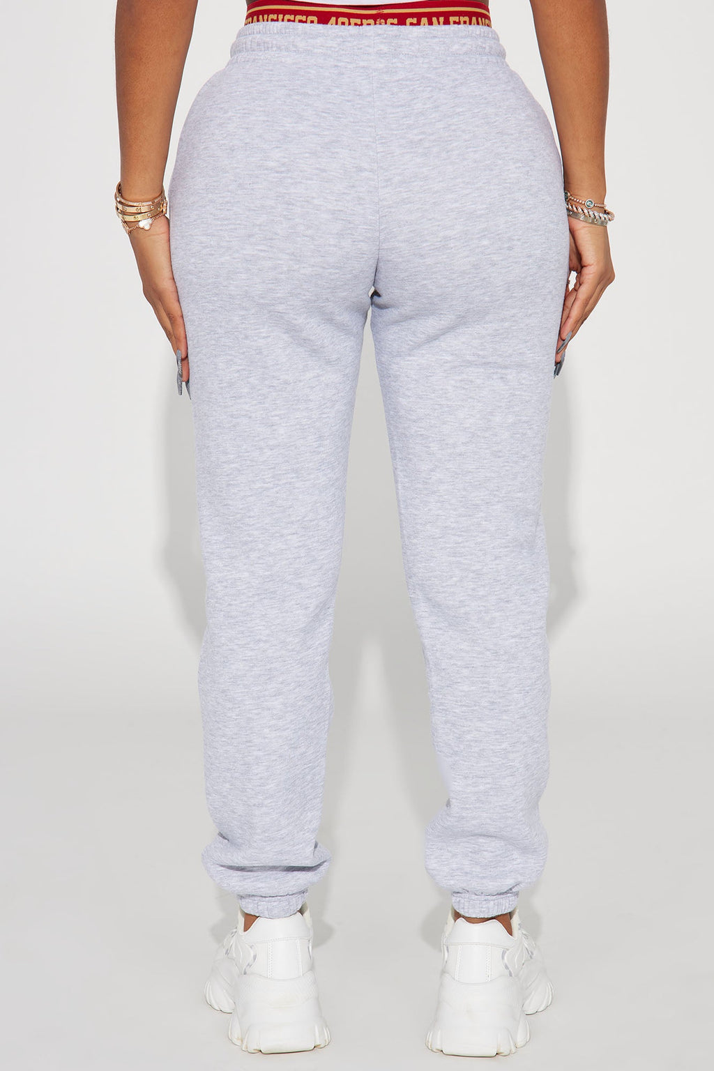 49ers Raise The Bar Sweatpant - Heather Grey