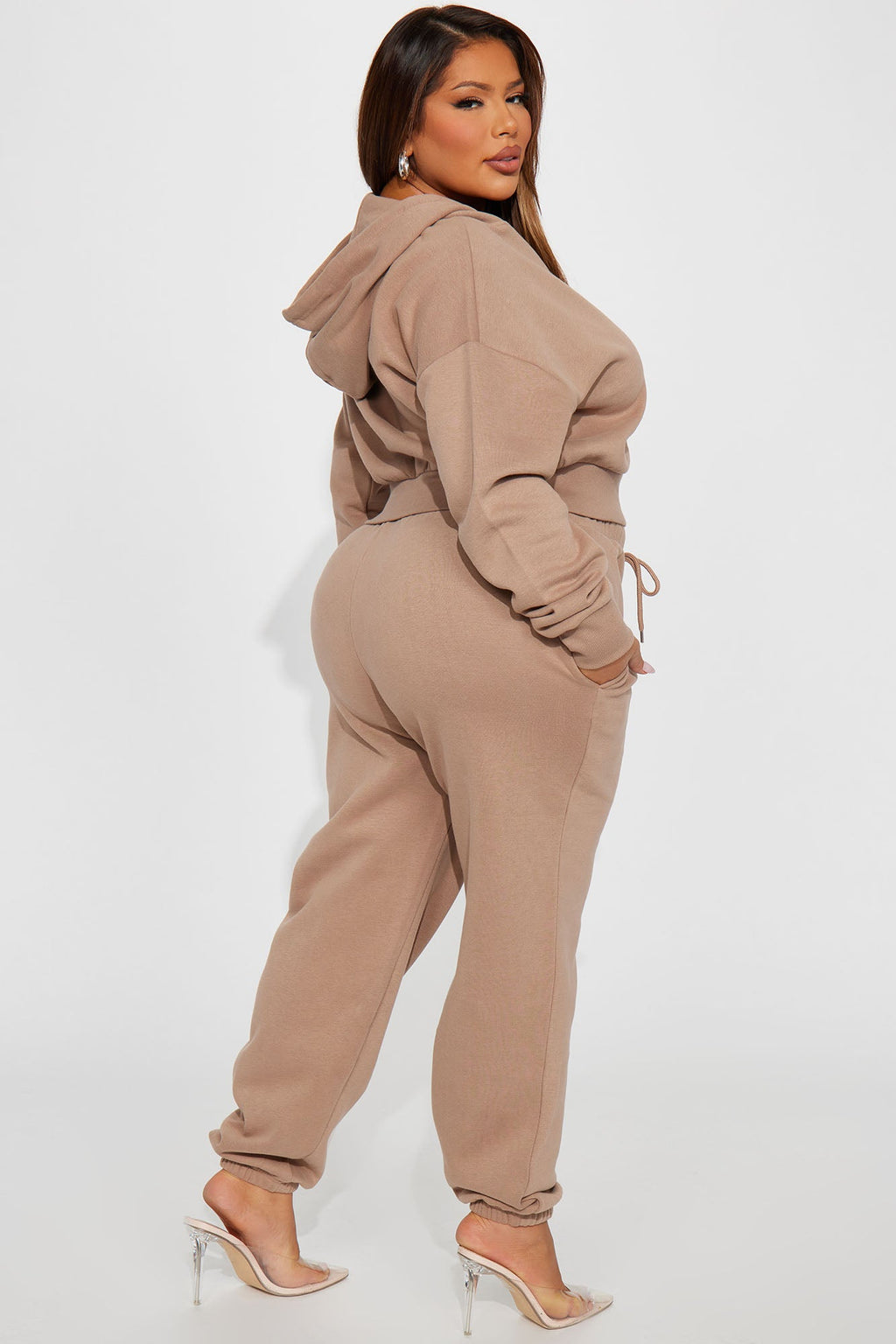 Brianna Jogger Pant Set - Mocha