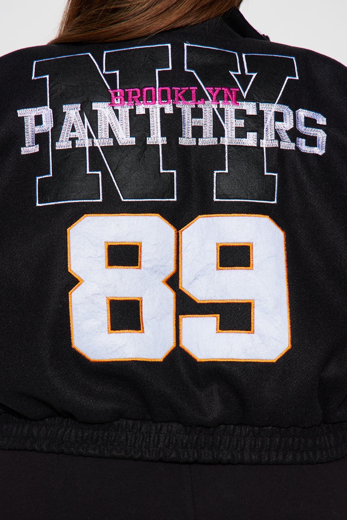 Brooklyn Hottie Bomber Jacket - Burgundy