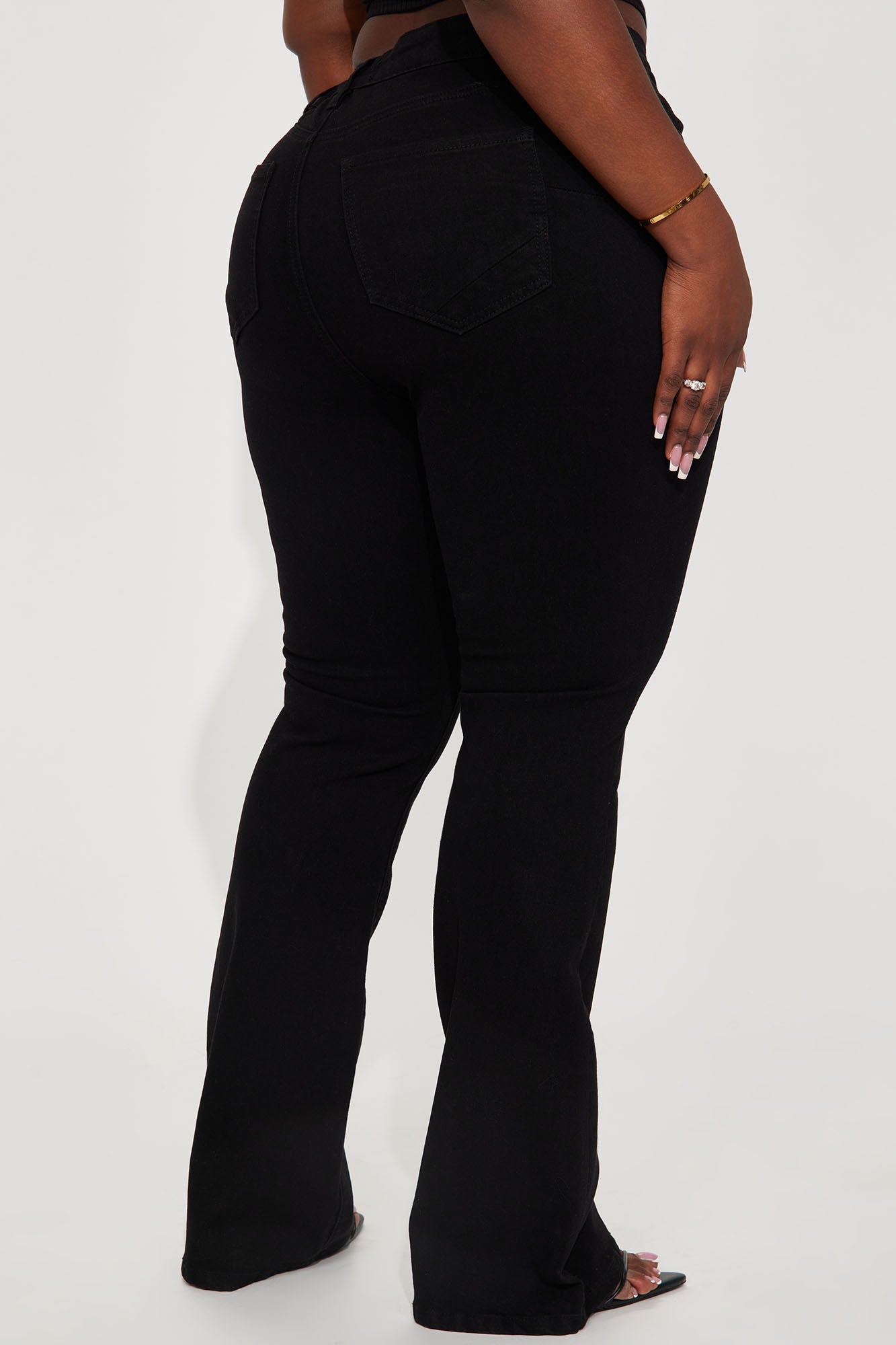 Toledo Sculpting Stretch Bootcut Jeans - Black