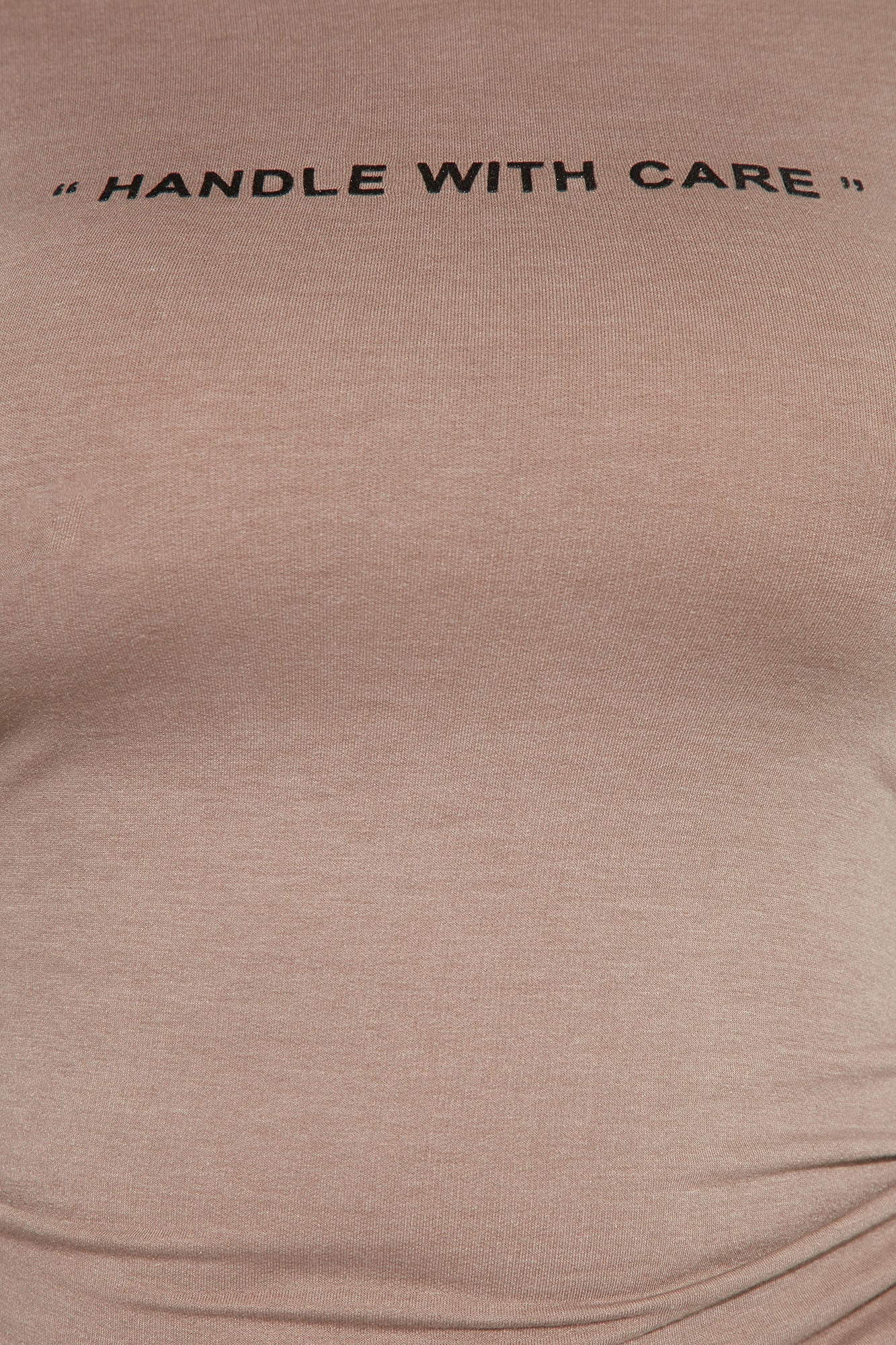 Handle With Care Sweater Mini Dress - Mocha