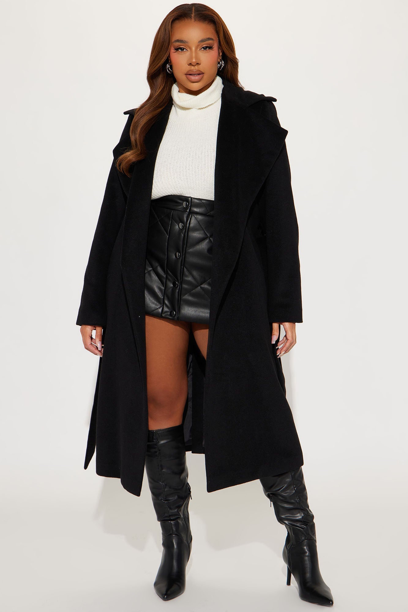 Camile Trench Coat - Black