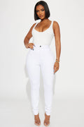 Luxe Ultra High Waist Skinny Jeans - White