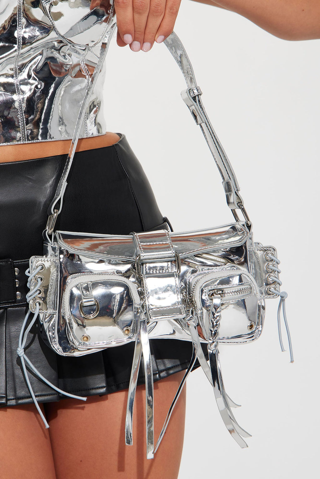 Manifest It Handbag - Silver