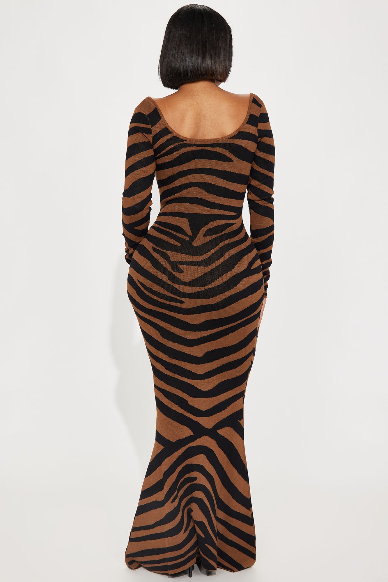 Sutton Sweater Maxi Dress - Black/combo