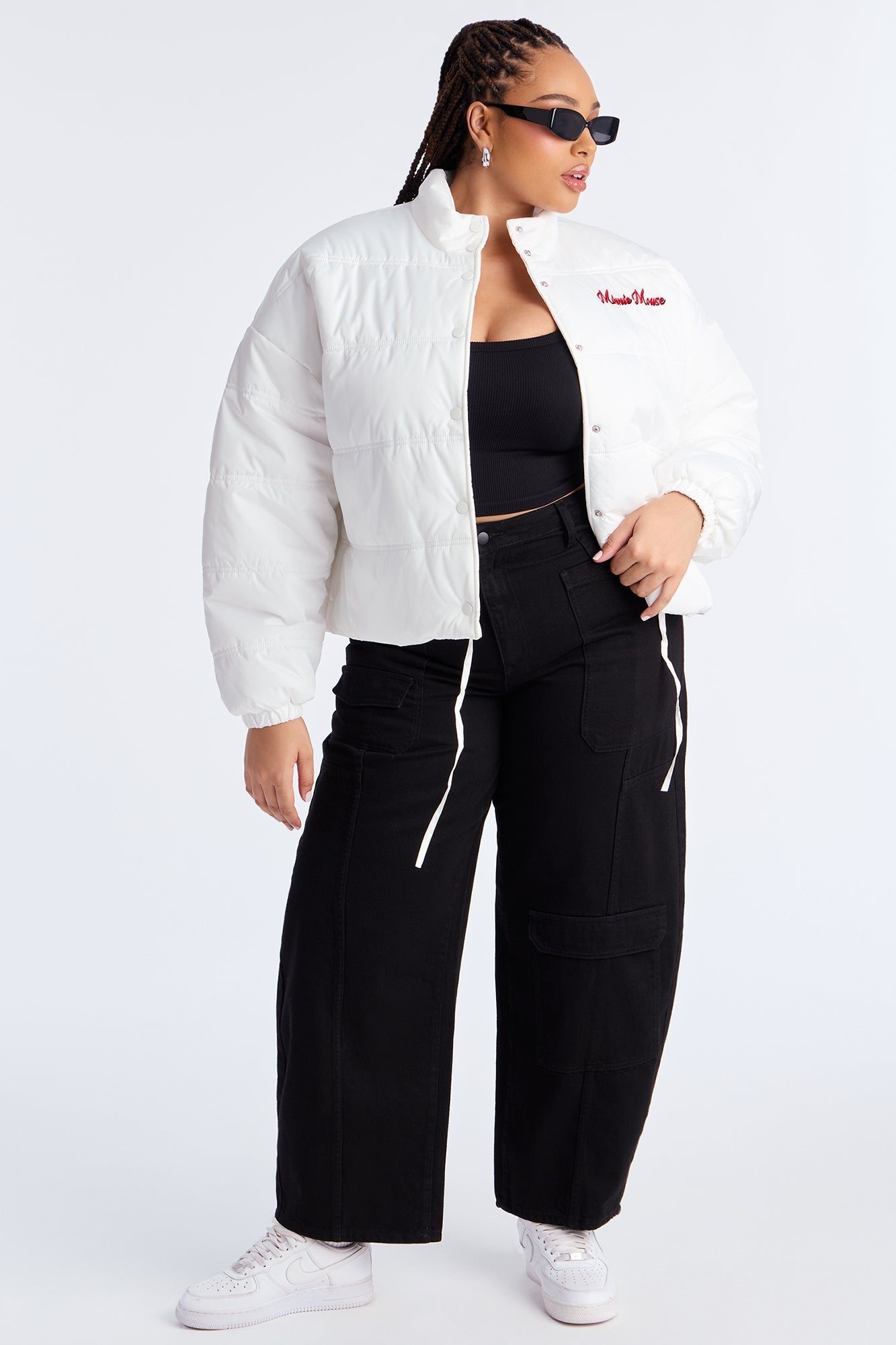 Minnie Magic Puffer Jacket - White