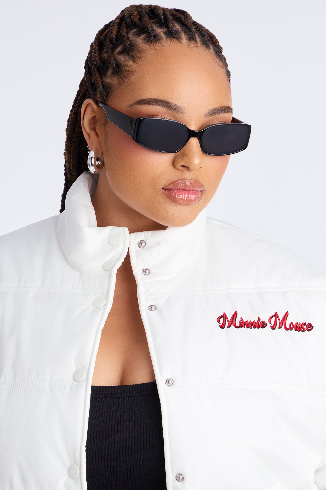 Minnie Magic Puffer Jacket - White