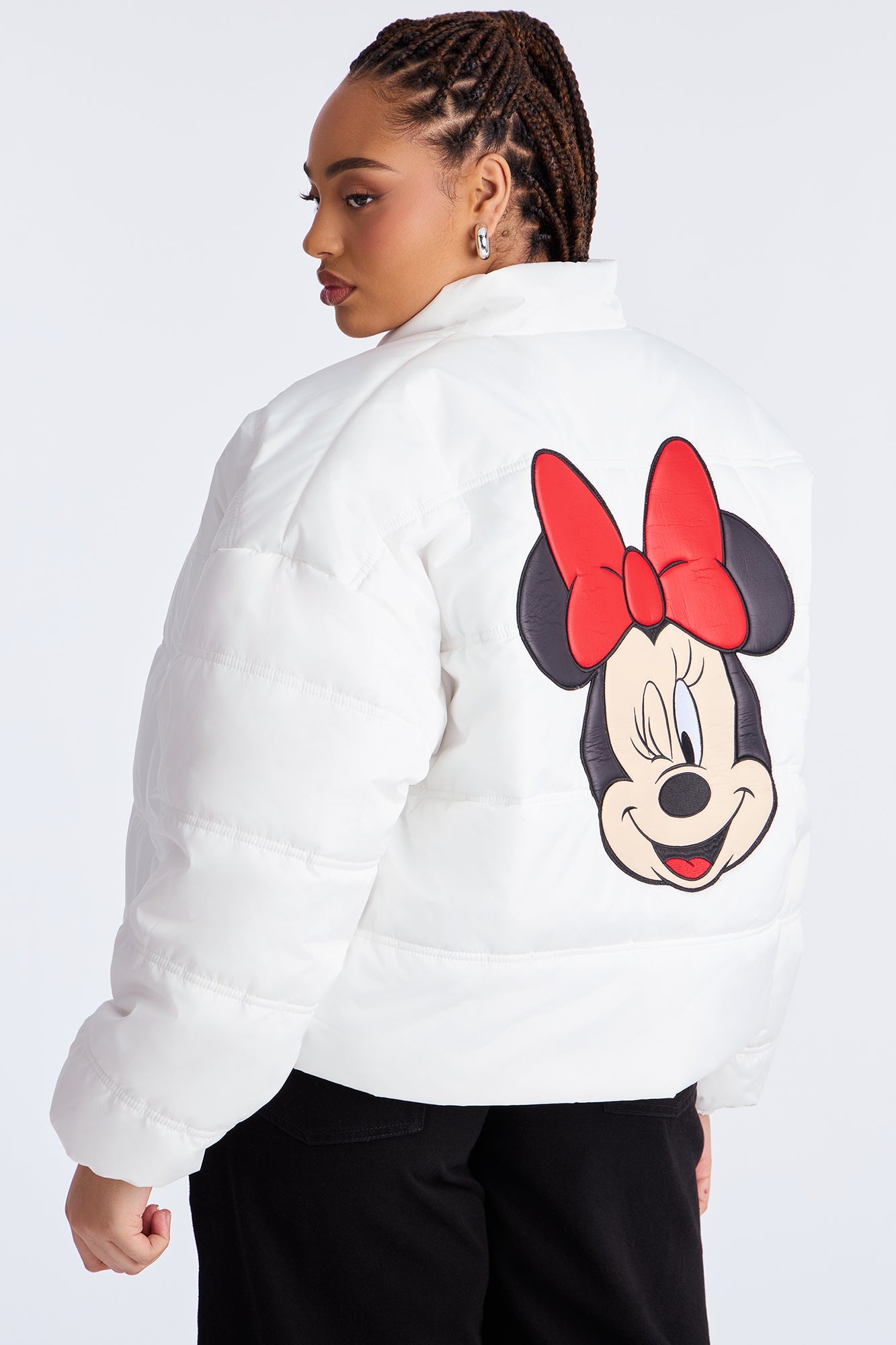 Minnie Magic Puffer Jacket - White
