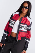 Southpole Originals Bomber Jacket - Red/combo