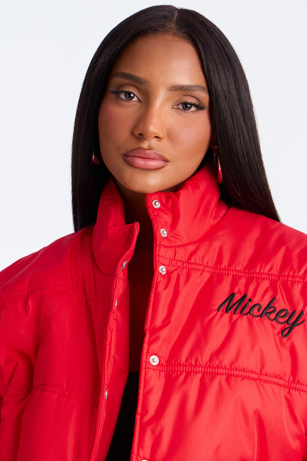 Mickey Magic Puffer Jacket - Red