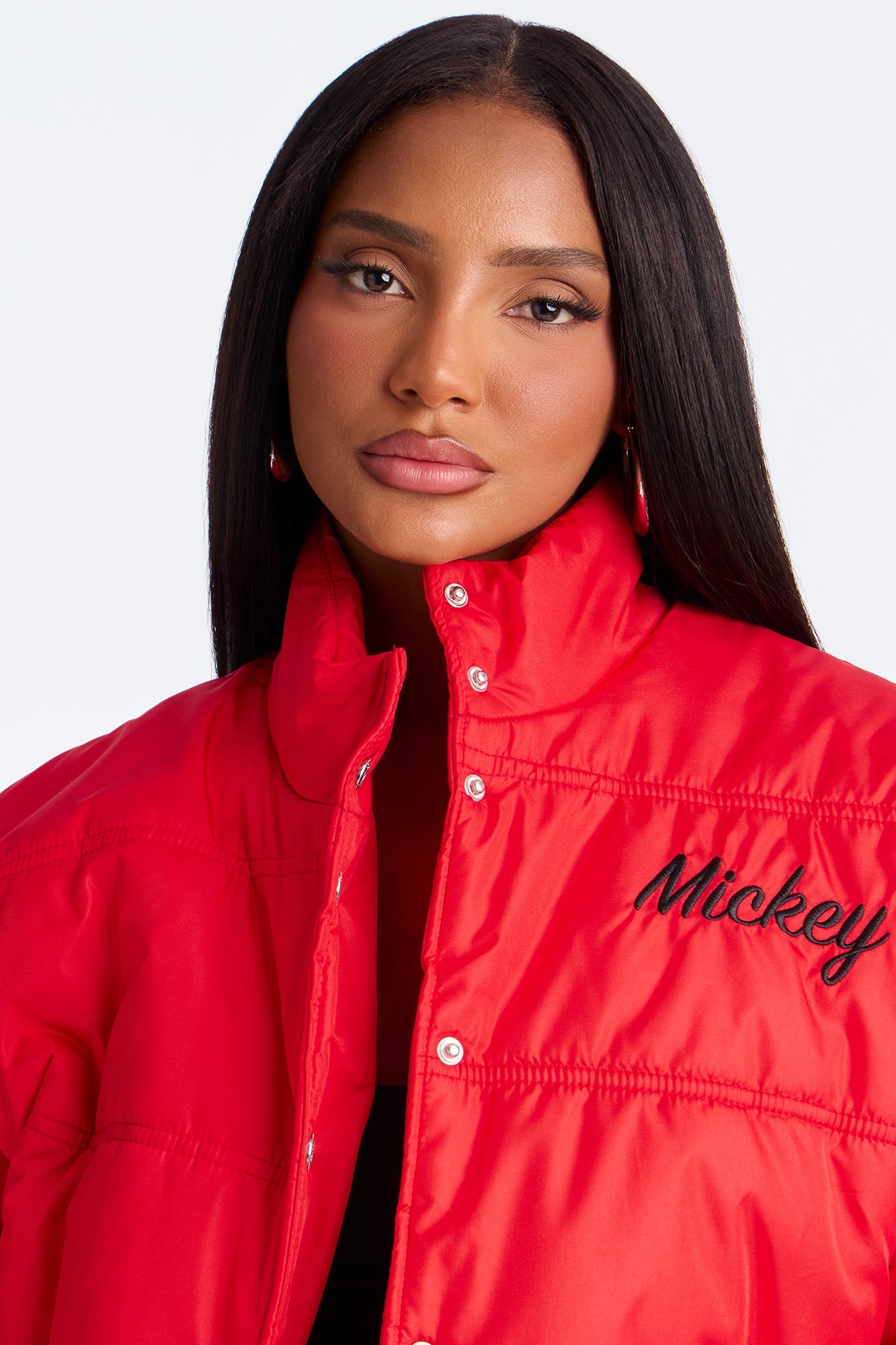 Mickey Magic Puffer Jacket - Red