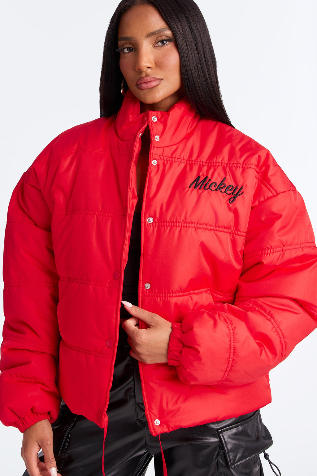 Mickey Magic Puffer Jacket - Red