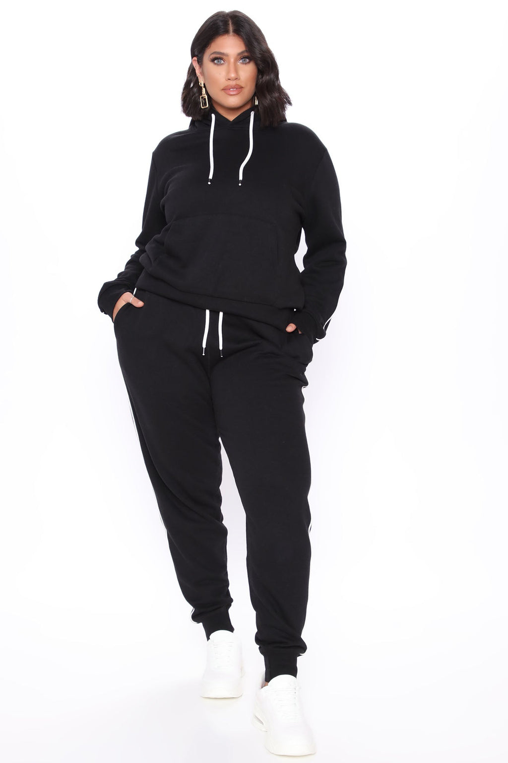 Tennis And Chill Fleece Jogger - Black