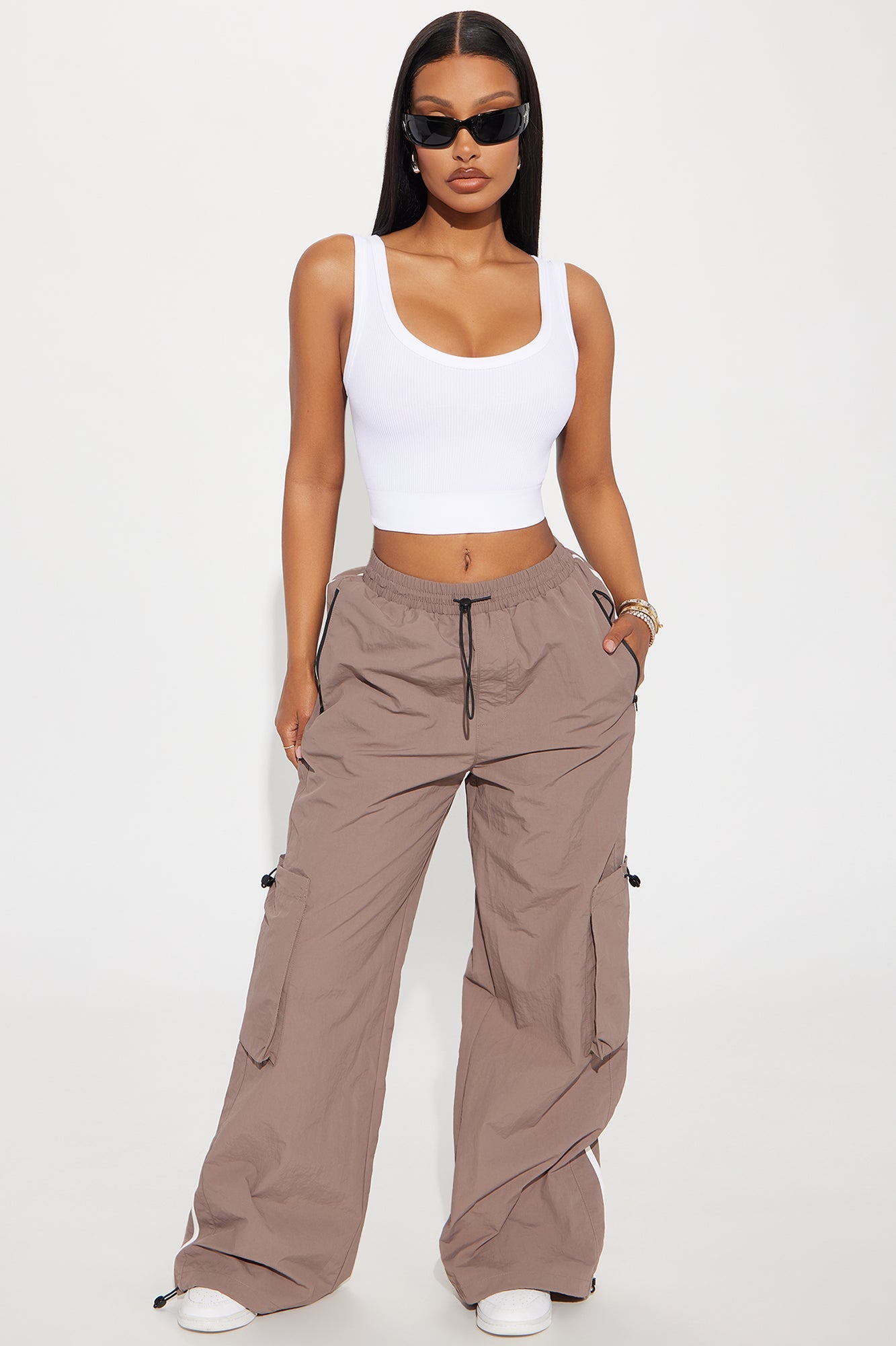 Go Faster Windbreaker Track Pant - Charcoal/combo