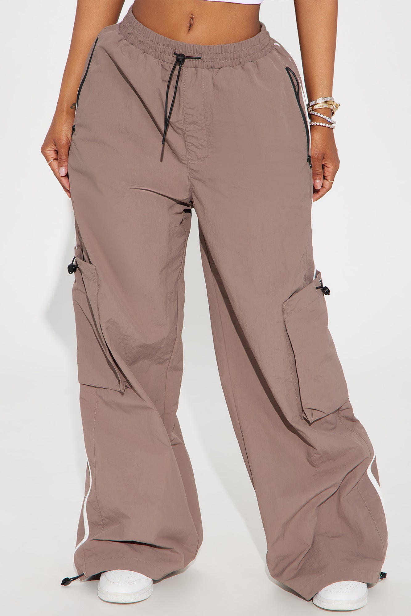 Go Faster Windbreaker Track Pant - Charcoal/combo