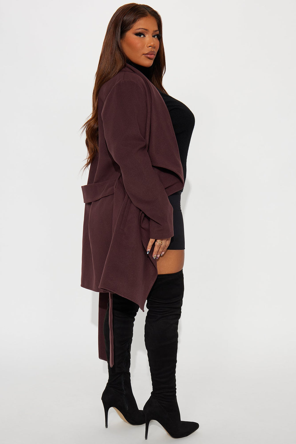 Manhattan Coat - Chocolate