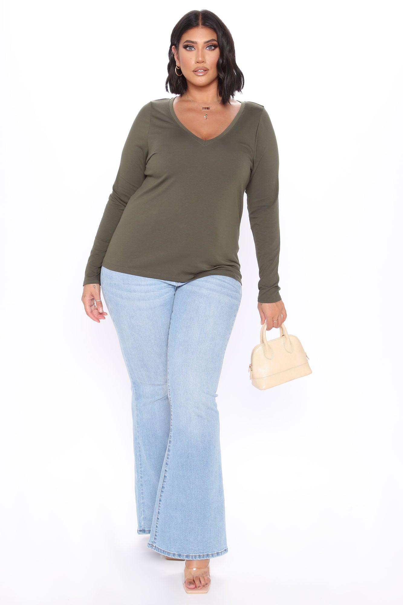 Dare To Flare Jeans - Medium Blue Wash