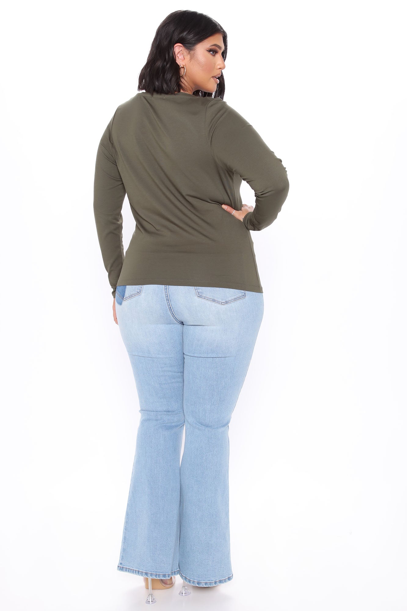 Dare To Flare Jeans - Medium Blue Wash