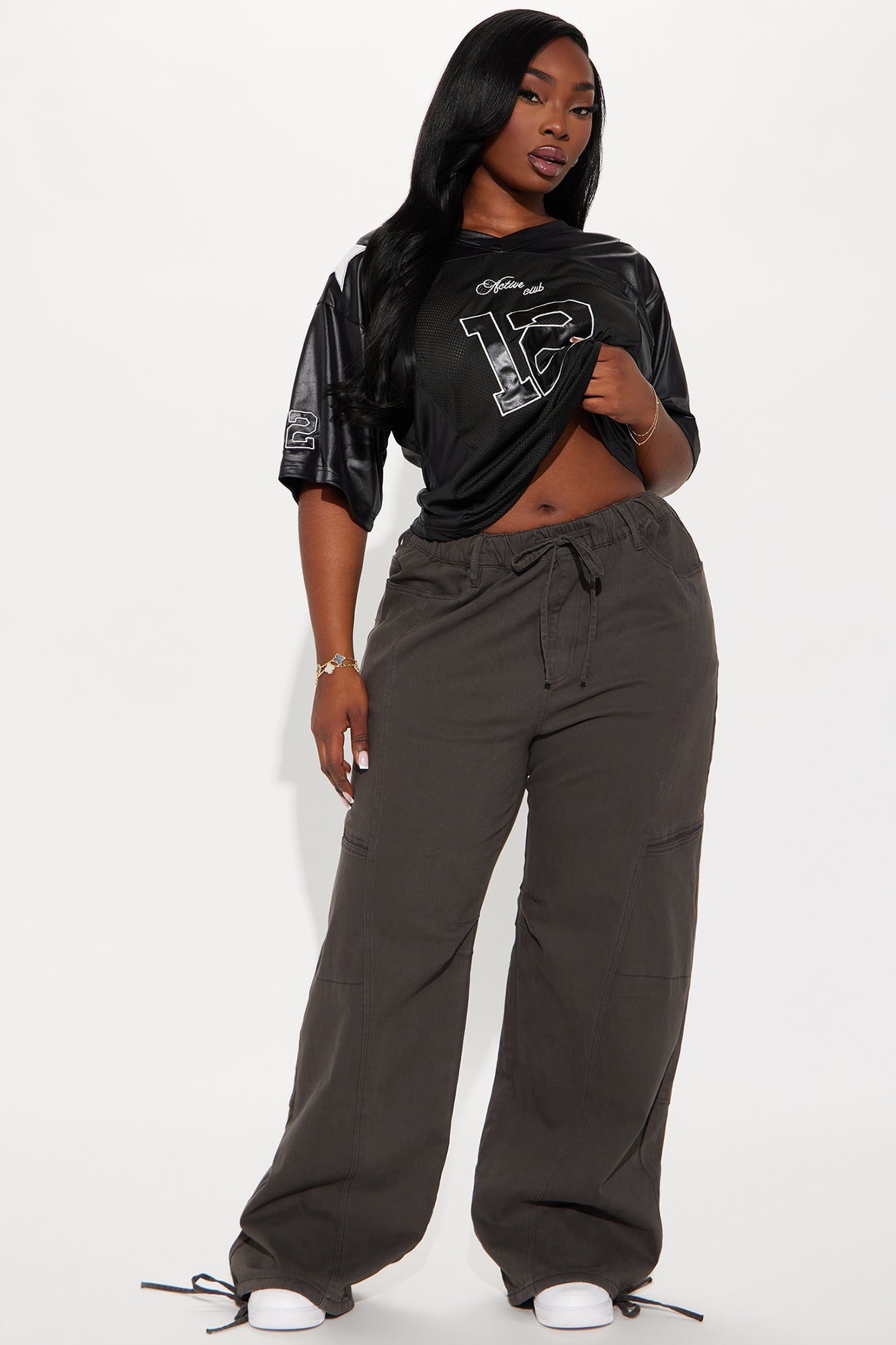 My Everyday Wide Leg Jogger - Black