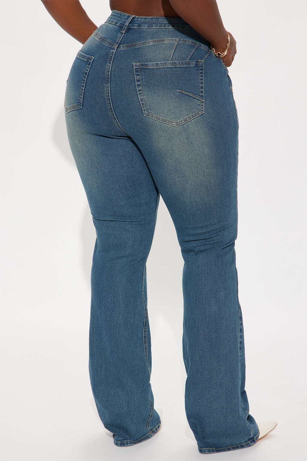 Tucson Booty Lifting Stretch Bootcut Jeans - Dark Wash